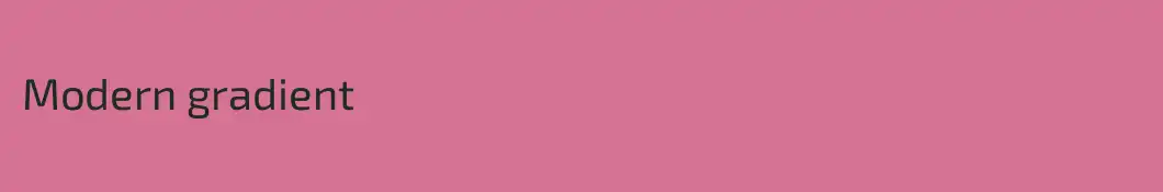 Modern gradient